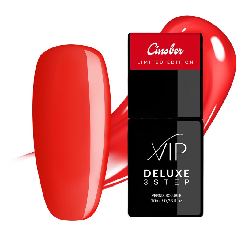 Deluxe 3 step gel semipermanente Cinober